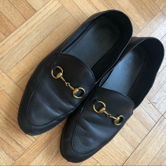 black loafers size 6